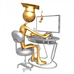 Mann am Computer