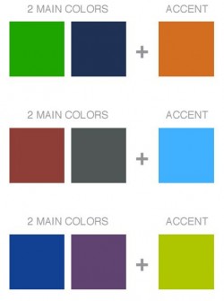 Farbschema 2 + 1