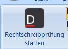 Rechtschreibeprüfung starten